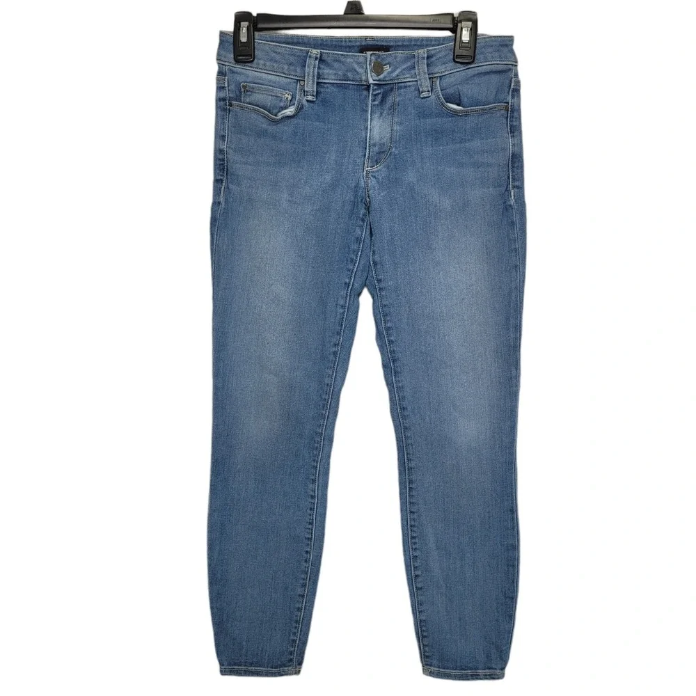 Ann Taylor Skinny Jeans Womens Size 2 Blue Denim Light Wash Skinny Ankles‎